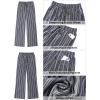 image:imageGRAPENT Linen Pants Women Wide Leg Striped High Waisted Pull On Elastic Waist Casual Summer Beach Vacation Palazzo PantsNavy Blue Stripe