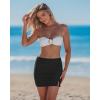 image:imageGRAPENT Swim Skirts for Women High Waisted Side Split Bikini Tankini Swimwear Bathing Suit Bottoms Beach Vacation OutfitBlack