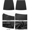 image:imageGRAPENT Swim Skirts for Women High Waisted Side Split Bikini Tankini Swimwear Bathing Suit Bottoms Beach Vacation OutfitBlack