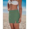 image:imageGRAPENT Swim Skirts for Women High Waisted Side Split Bikini Tankini Swimwear Bathing Suit Bottoms Beach Vacation OutfitIceberg Green
