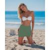 image:imageGRAPENT Swim Skirts for Women High Waisted Side Split Bikini Tankini Swimwear Bathing Suit Bottoms Beach Vacation OutfitIceberg Green