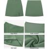 image:imageGRAPENT Swim Skirts for Women High Waisted Side Split Bikini Tankini Swimwear Bathing Suit Bottoms Beach Vacation OutfitIceberg Green