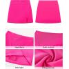 image:imageGRAPENT Swim Skirts for Women High Waisted Side Split Bikini Tankini Swimwear Bathing Suit Bottoms Beach Vacation OutfitNeon Pink