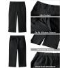 image:imageGRAPENT Capri Pants for Women High Waisted Relaxed Fit Elastic Knit Waist Casual Capris Cotton Trousers Cropped PantsBlack