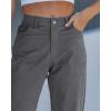 image:imageGRAPENT Capri Pants for Women High Waisted Relaxed Fit Elastic Knit Waist Casual Capris Cotton Trousers Cropped PantsDark Gray