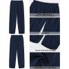 image:imageGRAPENT Capri Pants for Women Linen Barrel High Waisted Pull On Elastic Waist Casual Summer Capris Beach Vacation PantsNavy Blue