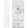 image:imageGRAPENT Slim Straight Leg Jeans for Women Cropped High Waisted Pull On Elastic Waist Stretchy Denim Pants Trouser JeansCream White