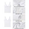 image:imageGRAPENT Tankini Tops for Women Swimwear Twisted Keyhole Padded Bathing Suit Beach Vacation Modest Swimsuit Swim Top OnlyWhite
