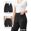 image:imageGRAPENT Womens Dress Pants Business Casual Ankle Straight Leg Trousers Elastic Waist Office Work Pants with PocketsBlack