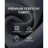 image:imageGRAPENT Womens Dress Pants Business Casual Ankle Straight Leg Trousers Elastic Waist Office Work Pants with PocketsDark Grey