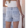 image:imageGRAPENT Jean Shorts Womens High Waisted Stretchy Denim Jorts Trendy Casual Summer Cargo Pockets Shorts Country ConcertRoadknight Blue