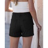 image:imageGRAPENT Jean Shorts Womens High Waisted Stretchy Denim Jorts Trendy Casual Summer Cargo Pockets Shorts Country ConcertWashed Black