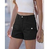 image:imageGRAPENT Jean Shorts Womens High Waisted Stretchy Denim Jorts Trendy Casual Summer Cargo Pockets Shorts Country ConcertWashed Black