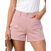 image:imageGRAPENT Jean Shorts Womens High Waisted Stretchy Denim Jorts Trendy Casual Summer Cargo Pockets Shorts Country ConcertCandy Pink