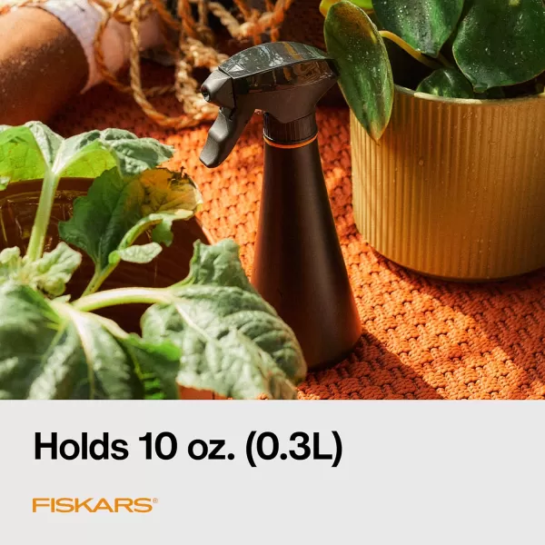 Fiskars Plant Mister Spray Bottle 10 oz Fine Mist for Indoor or Outdoor Gardening and Delicate Houseplants Made with Lightweight and Durable Recycled PlasticPlant Mister