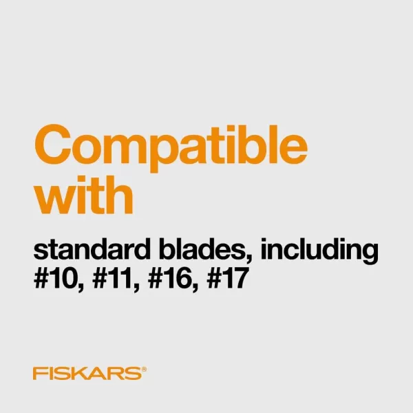 Fiskars SoftGrip Detail Craft Knife  8quot Exacto Knife for Crafting  MultiUse Exacto Blade Included with Protective Cover8 in Exacto Knife