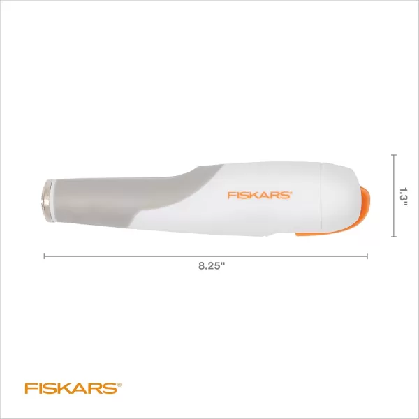 Fiskars SoftGrip Detail Craft Knife  8quot Exacto Knife for Crafting  MultiUse Exacto Blade Included with Protective CoverEasy Change Knife  2 Blade