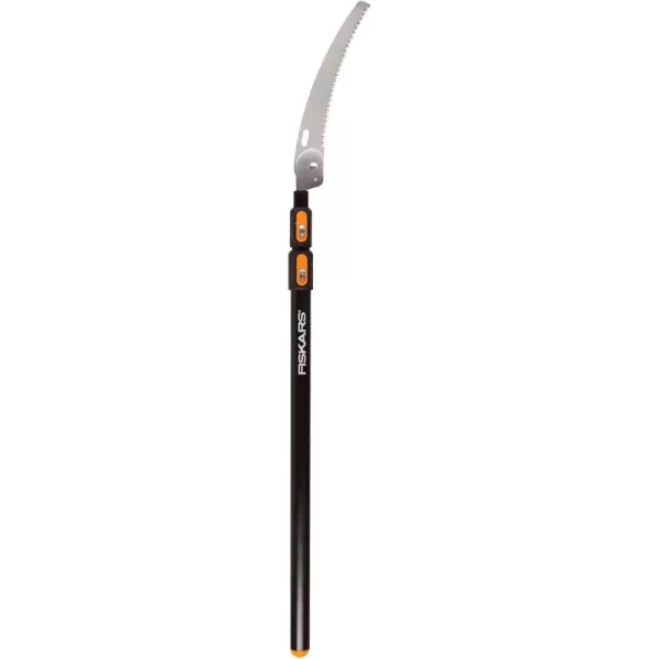 Fiskars 2in1 Extendable Tree Pruner and Pole Saw Extends to 12 feet with 12Inch DoubleGrind Saw and Double Locking SystemPole Saw