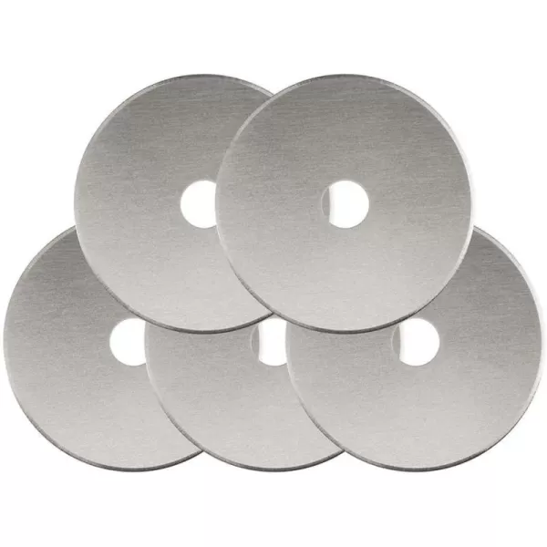 Fiskars Rotary Cutter 45mm Replacement Blades  5Pack  45mm Stainless Steel Rotary Cutter Blade  Craft Supplies5 Pack  Old