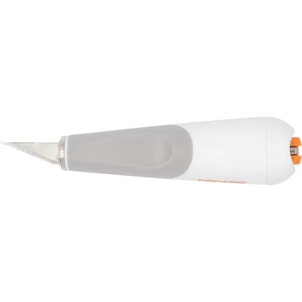 Fiskars SoftGrip Detail Craft Knife  8quot Exacto Knife for Crafting  MultiUse Exacto Blade Included with Protective CoverEasy Change Knife  2 Blade