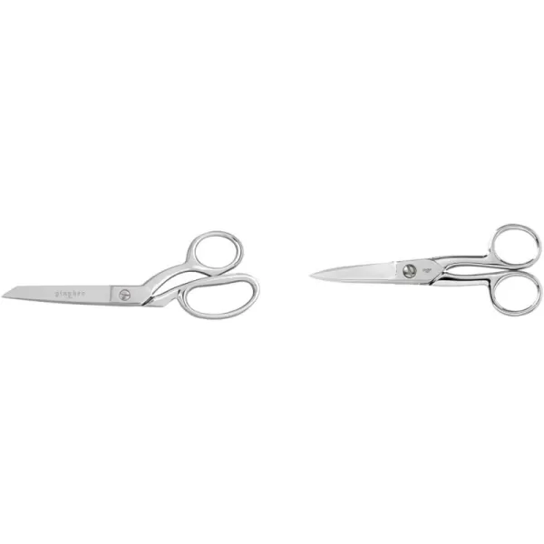 Gingher Dressmakers Fabric Scissors with Protective Sheath  7quot Stainless Steel Shears  Sharp Knife Edge Fabric Scissors  SilverEdge Dressmakers Shears  Craft Scissors