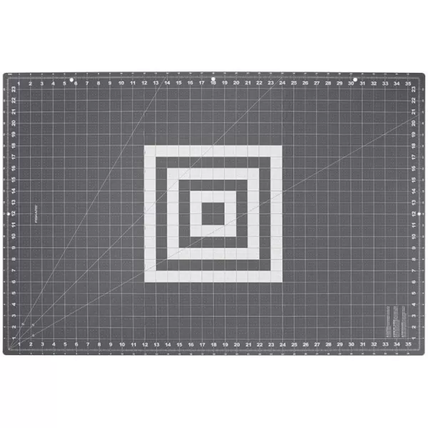 imageFiskars 24quot x 36quot Folding Cutting Mat for Travel and Storage  Fabric and Sewing Craft Projects  SelfHealing Mat  Gray