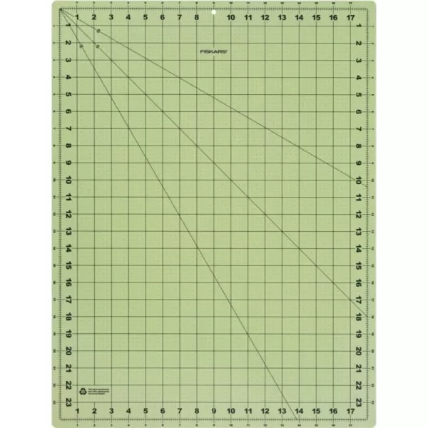 imageFiskars Self Healing Eco Cutting Mat with Grid for Sewing Quilting and Crafts  24quot x 36 Grid18x24