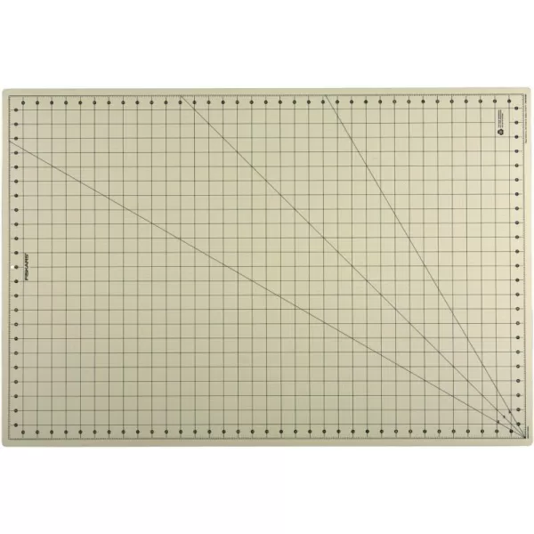 imageFiskars Self Healing Eco Cutting Mat with Grid for Sewing Quilting and Crafts  24quot x 36 Grid24x36