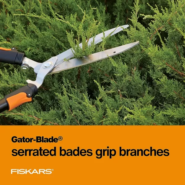 imageFiskars PowerLever Hedge Shears  25quot33quot Extendable Handle  Plant Cutting Scissors  Yard and Garden Tools  OrangeBlack25