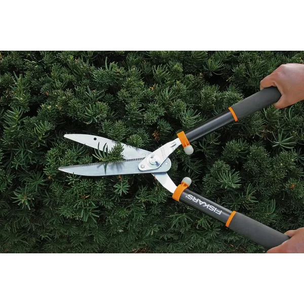 imageFiskars PowerLever Hedge Shears  25quot33quot Extendable Handle  Plant Cutting Scissors  Yard and Garden Tools  OrangeBlackPack of 4