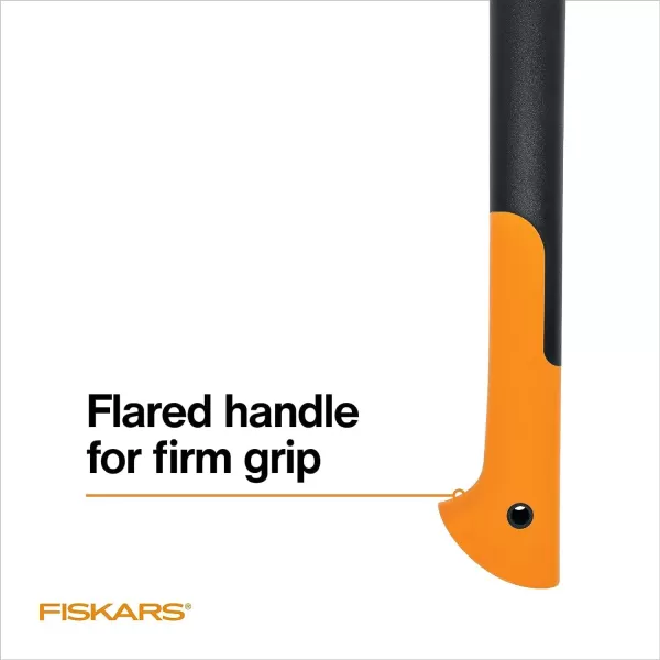 imageFiskars 12quot Hookaroon  NonSlip Grip Handle with Pointed Angled Blade  Landscaping Tool for Rotating Dragging Stacking Logs  BlackOrangeHookaroon 12 In