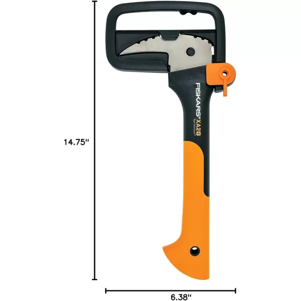 imageFiskars 12quot Hookaroon  NonSlip Grip Handle with Pointed Angled Blade  Landscaping Tool for Rotating Dragging Stacking Logs  BlackOrangeHookaroon 12 In