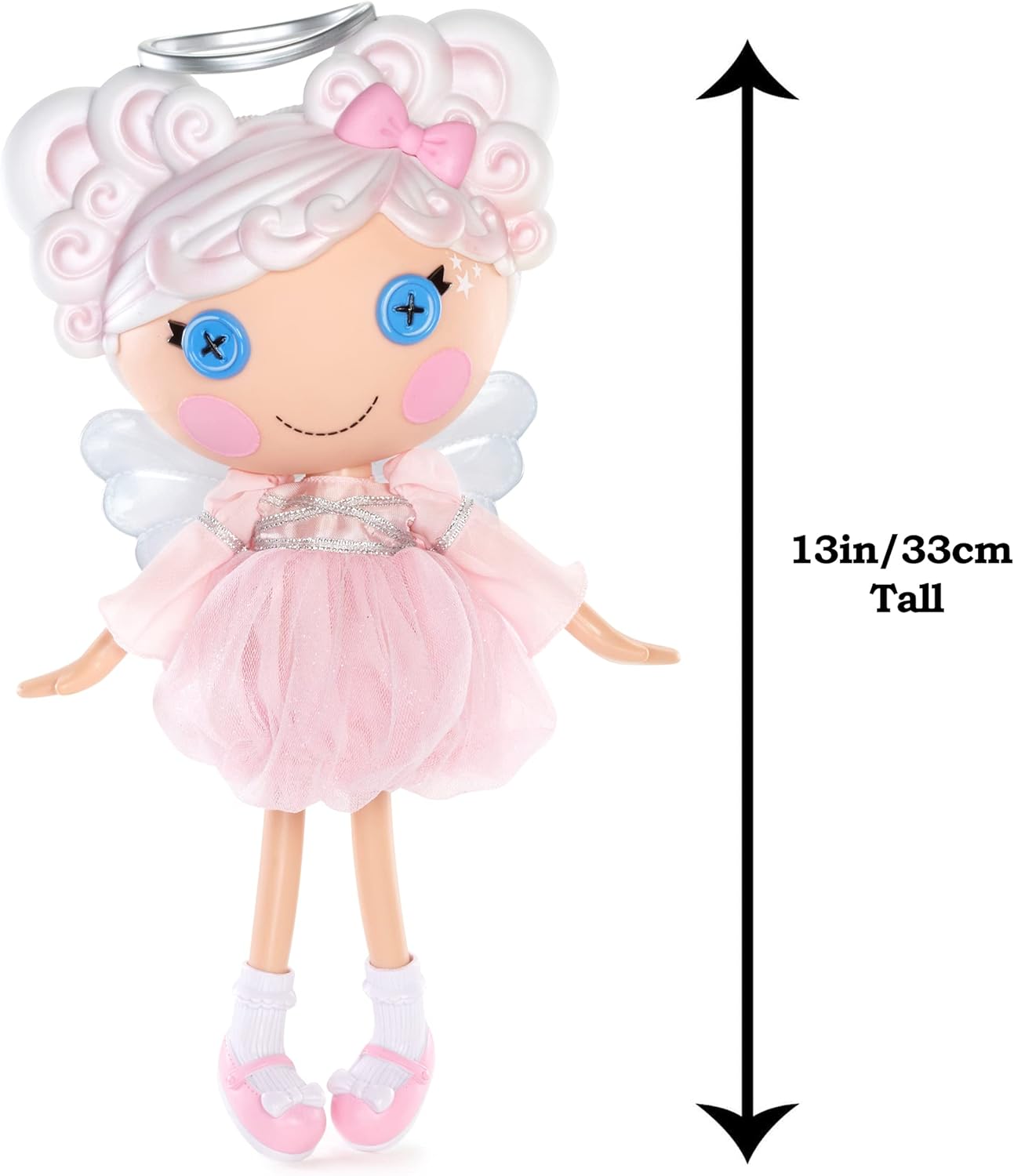 Lalaloopsy  Cloud E Sky ampamp Pet Poodle 13quot Angel Doll with White Hair Halo Wings Pink Outfit ampamp Accessories Reusable House Playset Gifts for Kids Toys for Girls Ages 3 4 5 to 103 Years