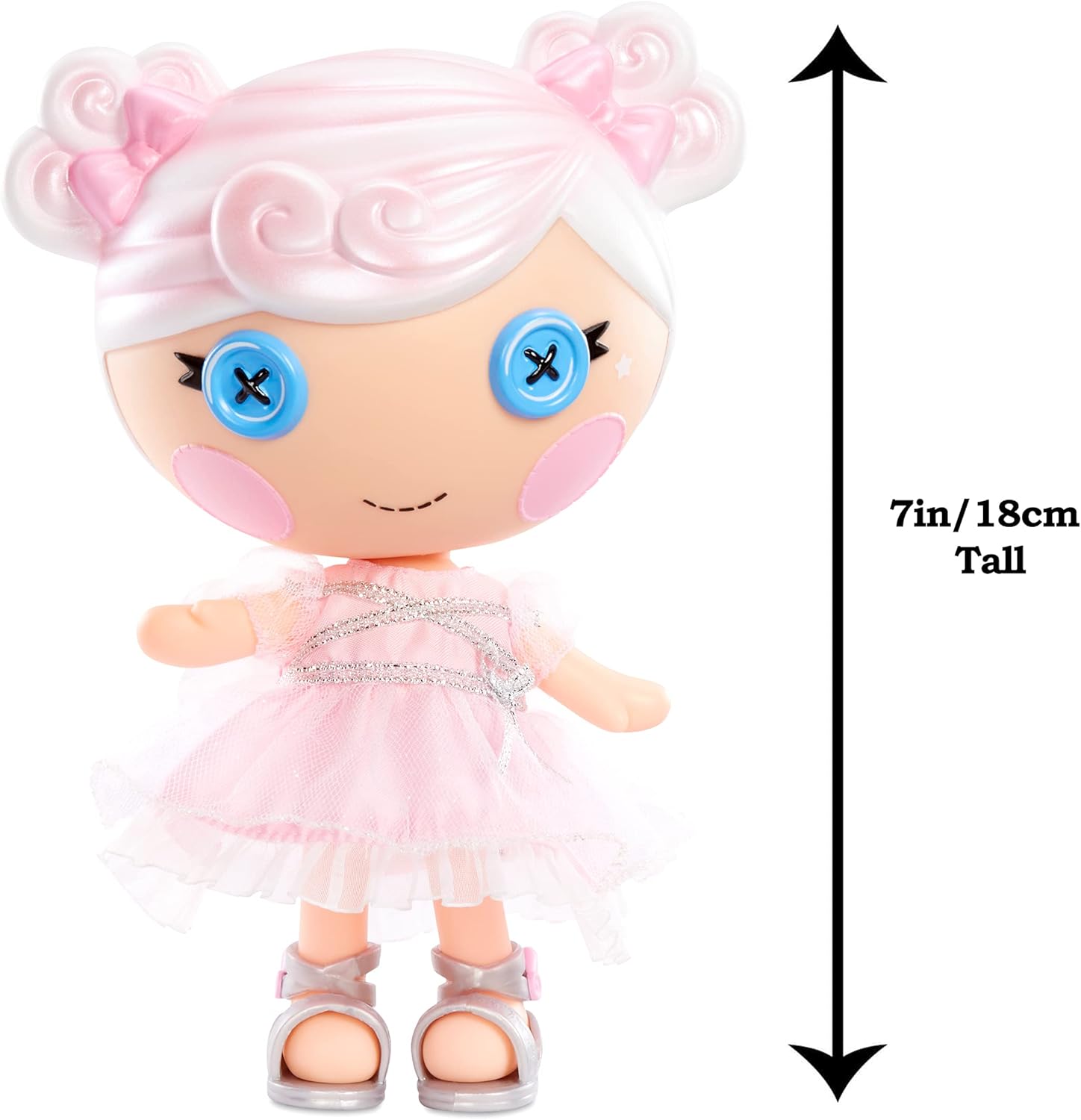 Lalaloopsy Littles Doll Breeze E Sky and Pet Cloud 7quot Angel Doll with Wings Pink Outfit ampamp Accessories Reusable House Playset Gifts for Kids Toys for Girls Ages 3 4 5 to 103 Years Old