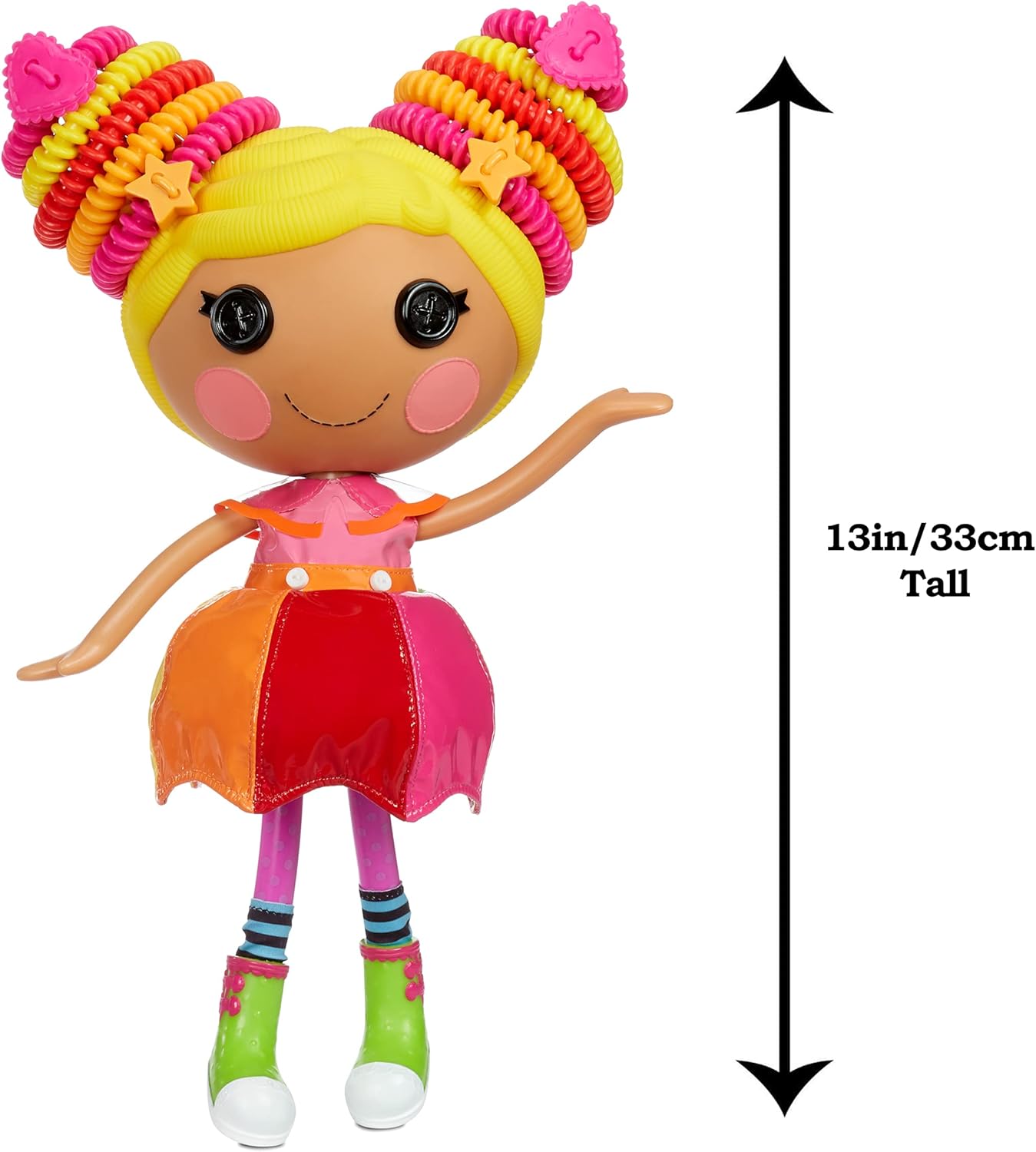 Lalaloopsy Silly Hair Doll April Sunsplash ampamp Pet Toucan 13quot Rainbow Hair Styling Doll with Multicolor Outfit ampamp 11 Accessories Reusable Salon Playset Kids Gifts Toys for Girls Ages 3 4 5 to 103