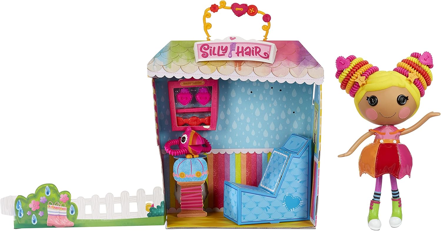 Lalaloopsy Silly Hair Doll April Sunsplash ampamp Pet Toucan 13quot Rainbow Hair Styling Doll with Multicolor Outfit ampamp 11 Accessories Reusable Salon Playset Kids Gifts Toys for Girls Ages 3 4 5 to 103