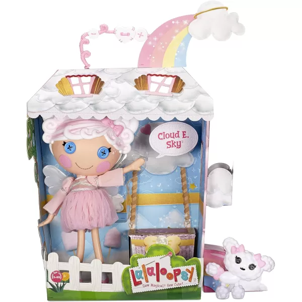 Lalaloopsy  Cloud E Sky ampamp Pet Poodle 13quot Angel Doll with White Hair Halo Wings Pink Outfit ampamp Accessories Reusable House Playset Gifts for Kids Toys for Girls Ages 3 4 5 to 103 Years