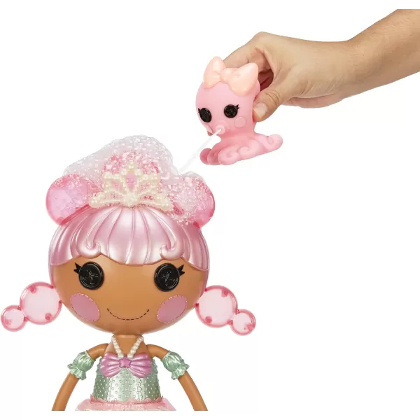 Lalaloopsy Bubbly Mermaid Doll Laguna Sea Splash ampamp Pet Octopus Dolls Hair Makes Bubbles ampamp Pet Squirts Water Shell tub Bubbles Solution ampamp Reusable Packaging Playhouse for Ages 3103 578963