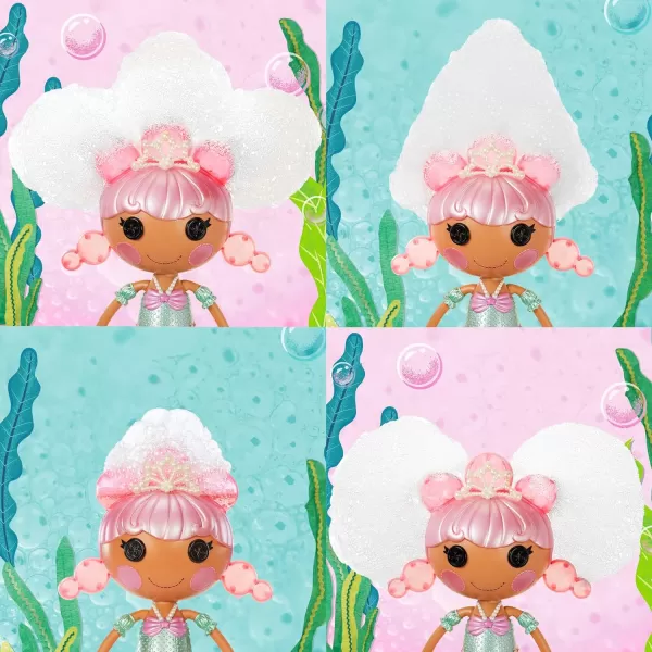 Lalaloopsy Bubbly Mermaid Doll Laguna Sea Splash ampamp Pet Octopus Dolls Hair Makes Bubbles ampamp Pet Squirts Water Shell tub Bubbles Solution ampamp Reusable Packaging Playhouse for Ages 3103 578963