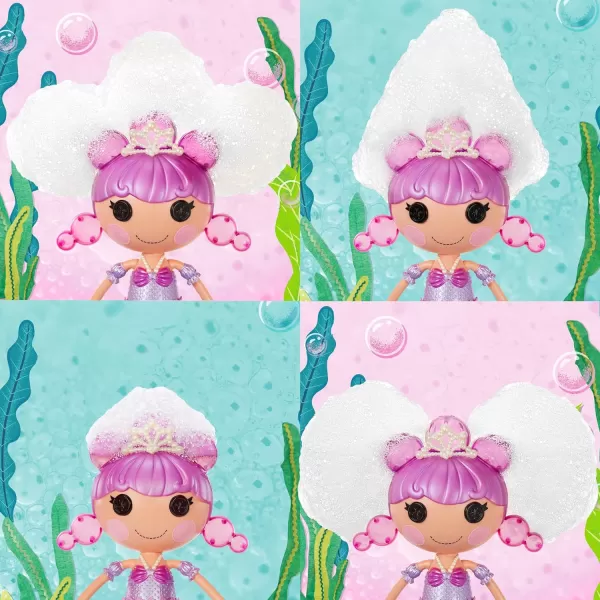 Lalaloopsy Bubbly Mermaid Doll Ocean Seabreeze ampamp Pet Jellyfish Dolls Hair Makes Bubbles ampamp Pet Squirts Water Shell tub Bubbles Solution ampamp Reusable Packaging Playhouse for Ages 3103 578970