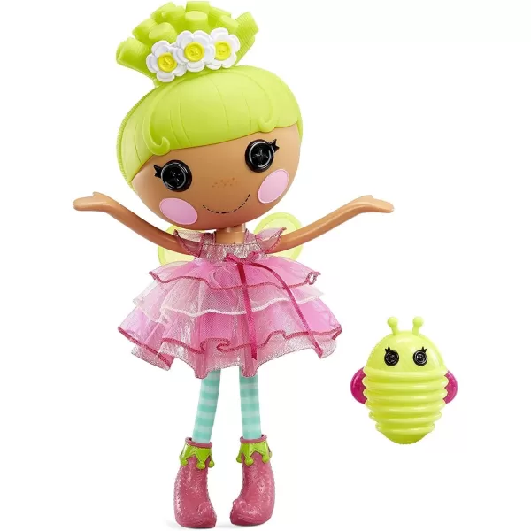 Lalaloopsy Doll Pix E Flutters ampamp Pet Firefly 13quot Fairy Doll with Florescent Yellow Hair Pink Outfit ampamp Accessories Reusable House Playset Gifts for Kids Toys for Girls Ages 3 4 5 to 103 Years