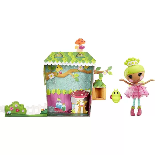 Lalaloopsy Doll Pix E Flutters ampamp Pet Firefly 13quot Fairy Doll with Florescent Yellow Hair Pink Outfit ampamp Accessories Reusable House Playset Gifts for Kids Toys for Girls Ages 3 4 5 to 103 Years
