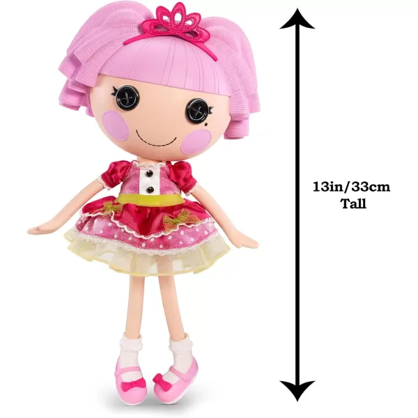 Lalaloopsy Jewel Sparkles and Pet Persian Cat 13quot Princess Doll with Pink Hair Pink Outfit and Accessories Reusable House Playset Gifts for Kids Toys for Girls Ages 3 4 5 to 103 Years Old