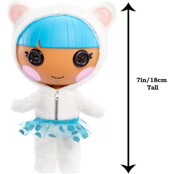 Lalaloopsy Littles 7quot Winter Doll  Bundles Snuggle Stuff with Pet Yarn Ball Bear BlueWhite Outfit ampamp Accessories Reusable House Playset Ages 3103 Years