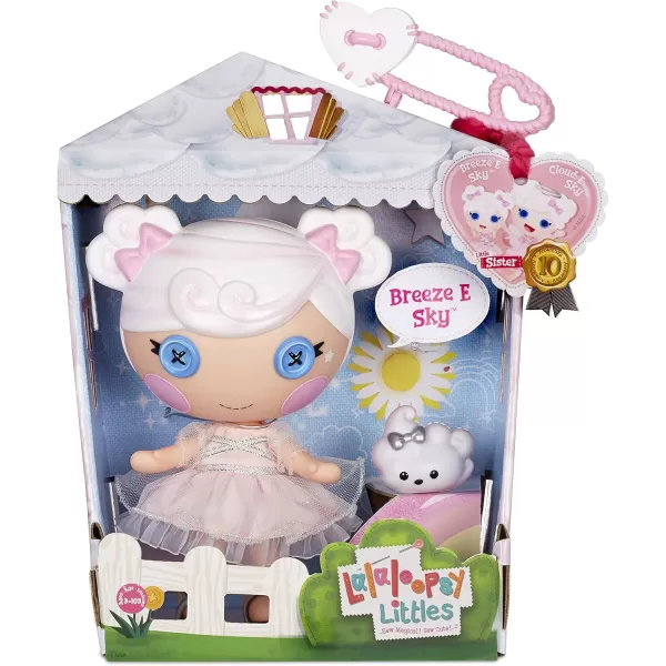 Lalaloopsy Littles Doll Breeze E Sky and Pet Cloud 7quot Angel Doll with Wings Pink Outfit ampamp Accessories Reusable House Playset Gifts for Kids Toys for Girls Ages 3 4 5 to 103 Years Old
