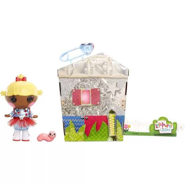 Lalaloopsy Littles Doll Comet Starlight ampamp Pet Bookworm 7quot STEM Astronaut Doll with BlueRed Outfit ampamp Accessories Reusable House Playset Gifts for Kids Toys for Girls Ages 3 4 5 to 103 Years