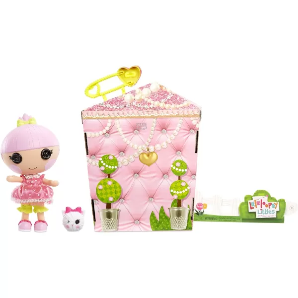 Lalaloopsy Littles Doll Trinket Sparkles and Pet Yarn Ball Kitten 7quot Princess Doll with Pink Outfit ampamp Accessories Reusable House Playset Gifts for Kids Toys for Girls Ages 3 4 5 to 103 Years Old