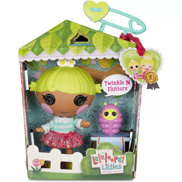 Lalaloopsy Littles Doll Twinkle N Flutters and Pet Baby Firefly 7quot Fairy Doll with PinkBlue Outfit ampamp Accessories Reusable House Playset Gifts for Kids Toys for Girls Ages 3 4 5 to 103 Years