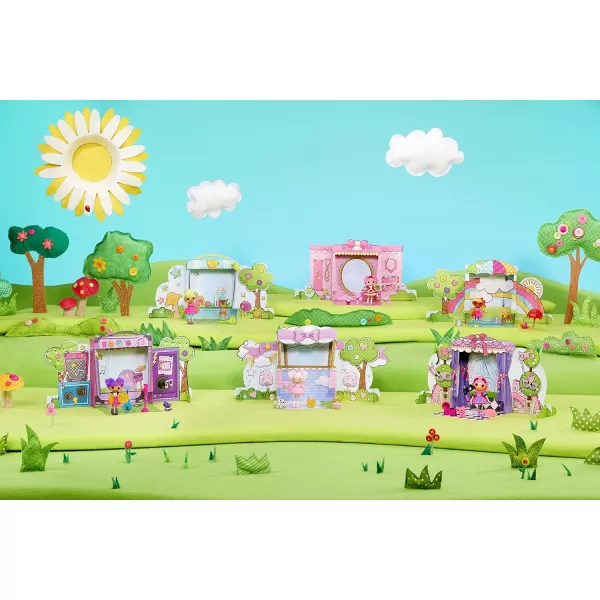 Lalaloopsy Mini Doll  Cloud E Sky with Mini Pet Poodle 3quot Angel Mini Doll with White Hair Halo Wings and Accessories in Reusable House Package playset for Ages 3103 Multicolor 579038