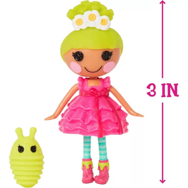 Lalaloopsy Mini Doll  Pix E Flutters with Mini Pet Firefly 3quot Fairy Doll with Accessories in Reusable House Package playset for Ages 3103Multicolor579052